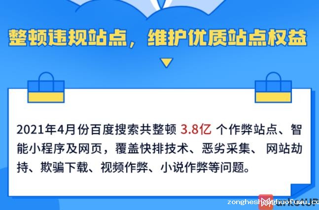 网站SEO优化 百度搜索违规