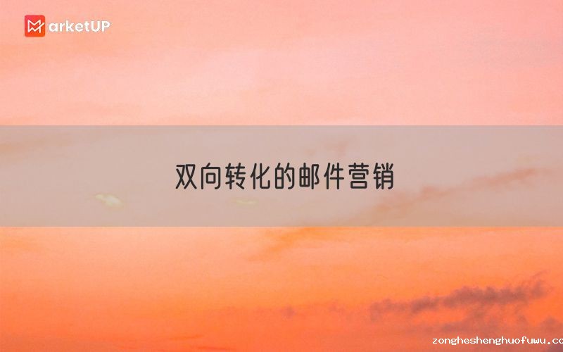 双向转化的邮件营销
(图1)