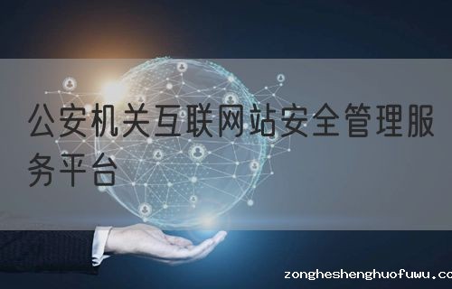 公安机关互联网站安全管理服务平台(图1)